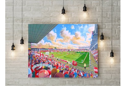 Walsall FC Bescot Stadium Wall Art Canvas